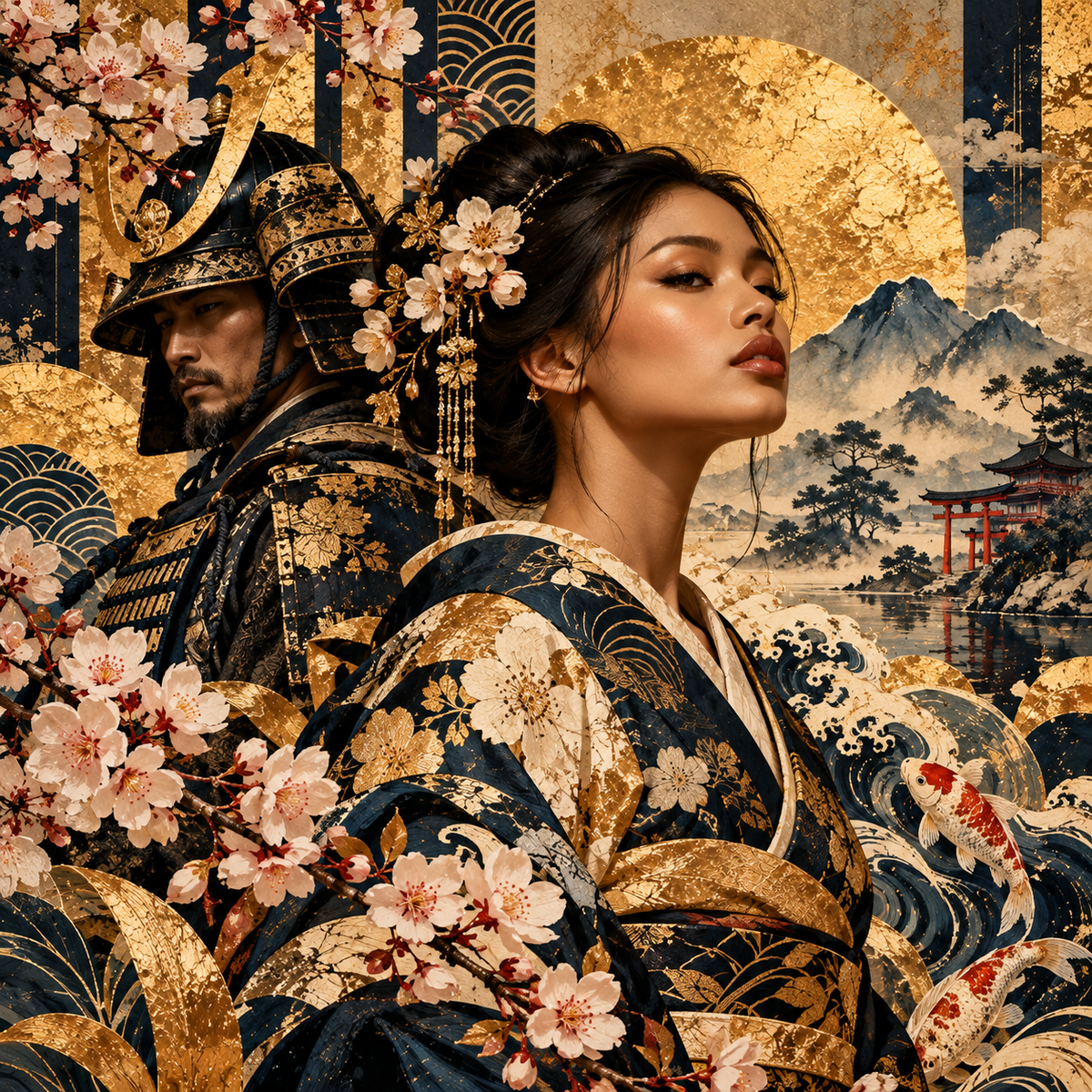 Silk & Spirit — Japanese-Inspired Art