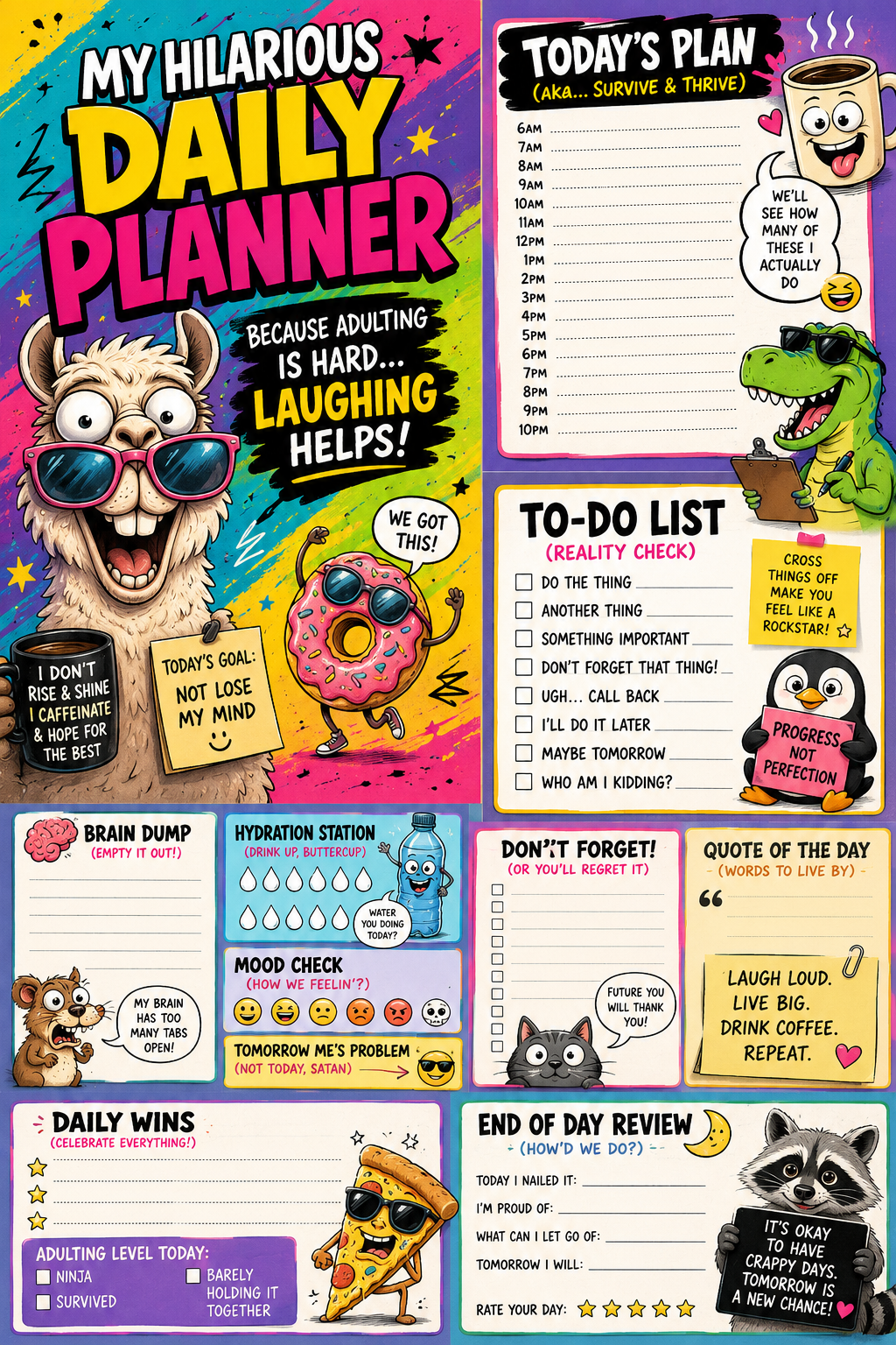 Mi Hilarante Agenda Diaria