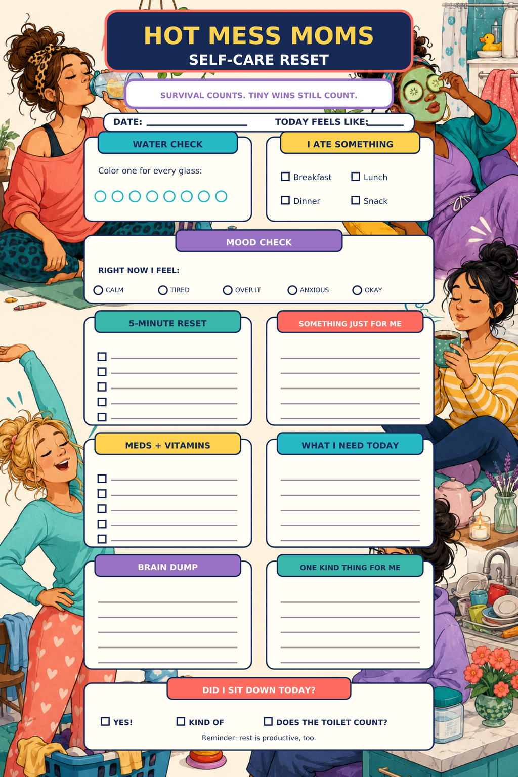 Reboostez votre bien-être, mamans débordées !