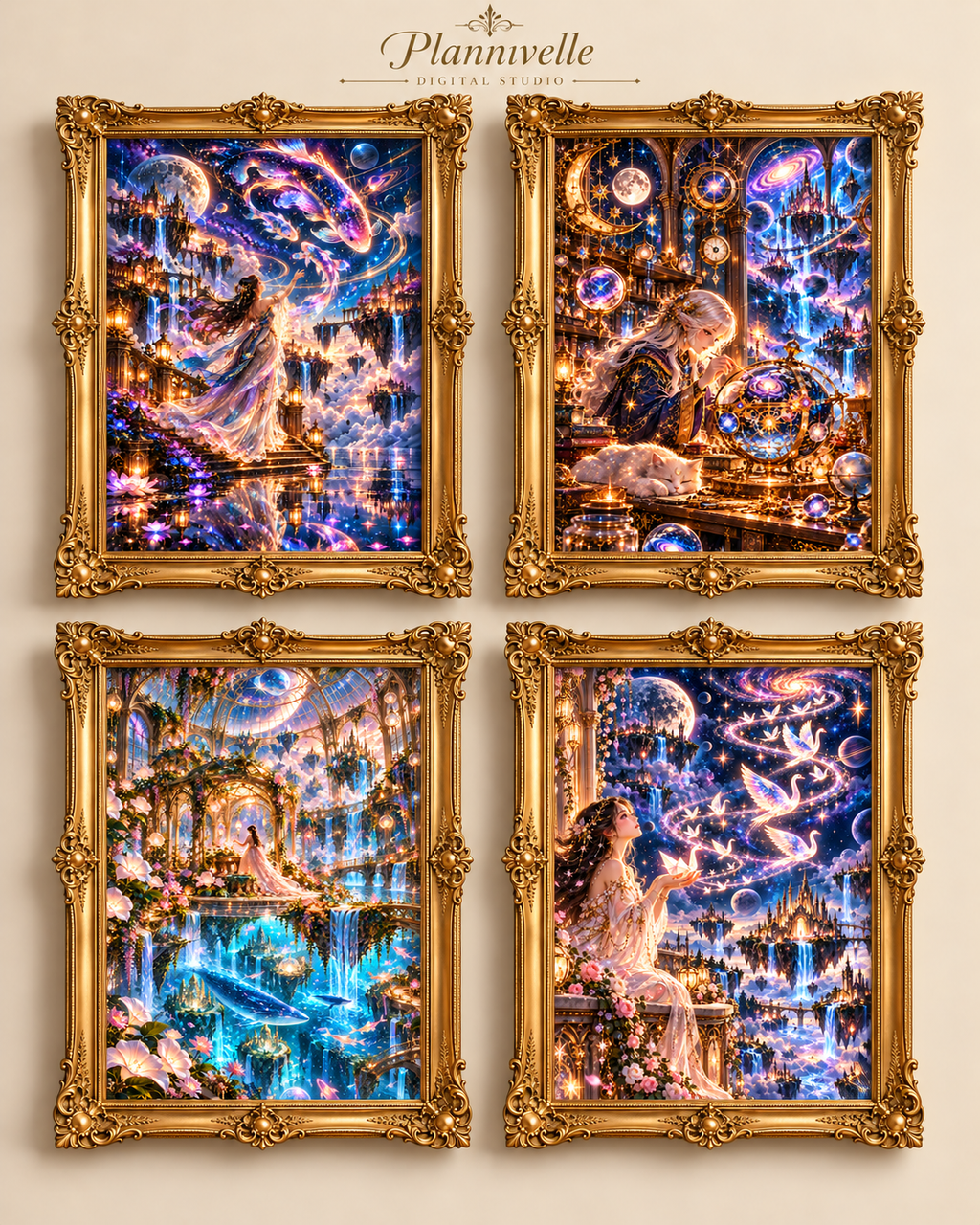 Celestial Dreamscapes | 4-Piece Collection