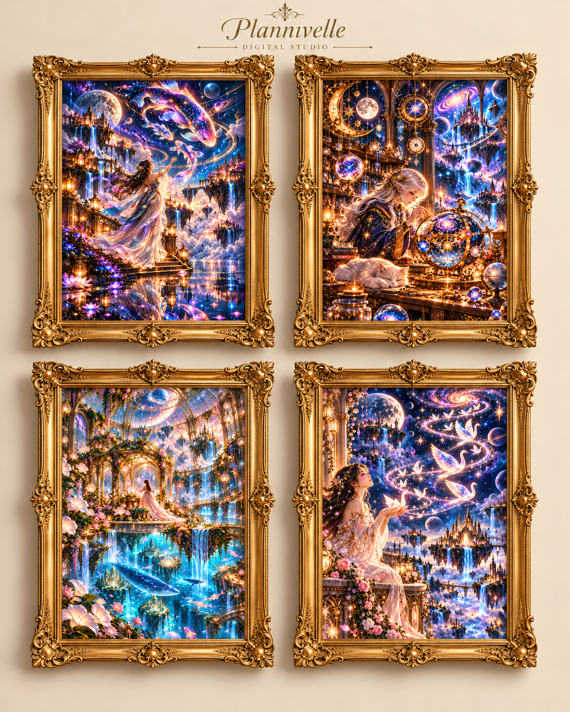 Celestial Dreamscapes | 4-Piece Collection