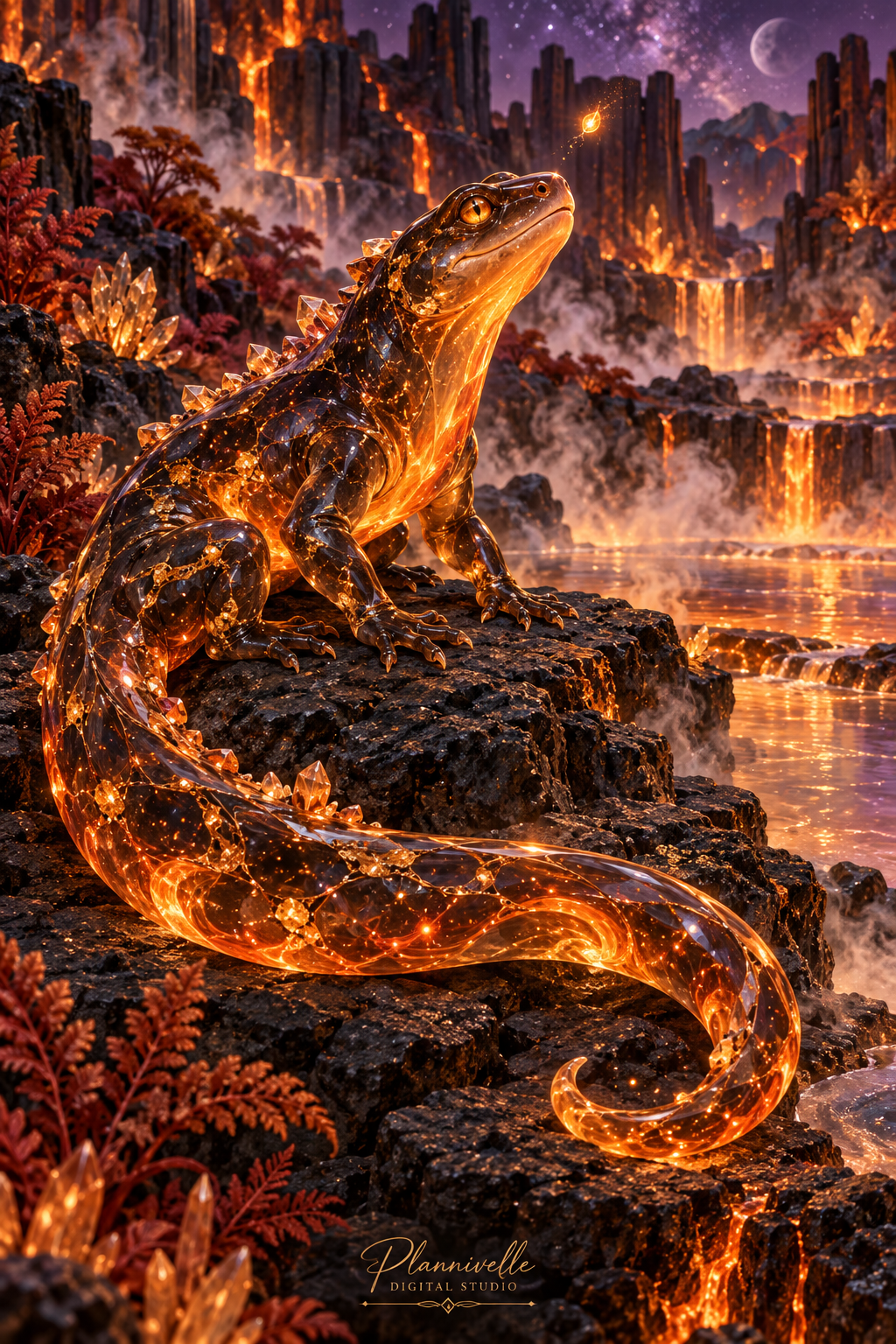 Emberglass Salamander