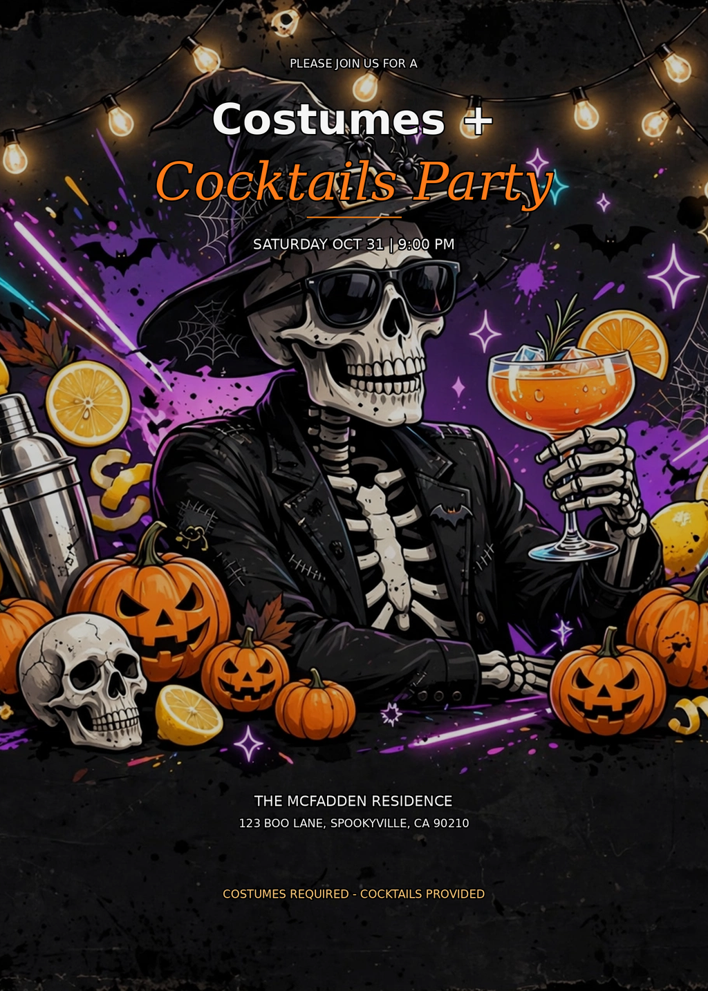 Costumes Cocktails
