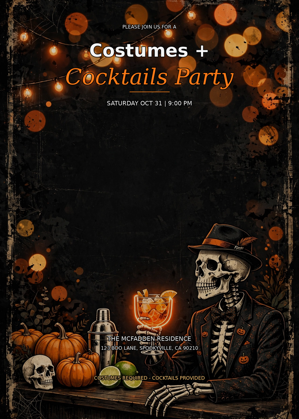 Costumes Cocktails