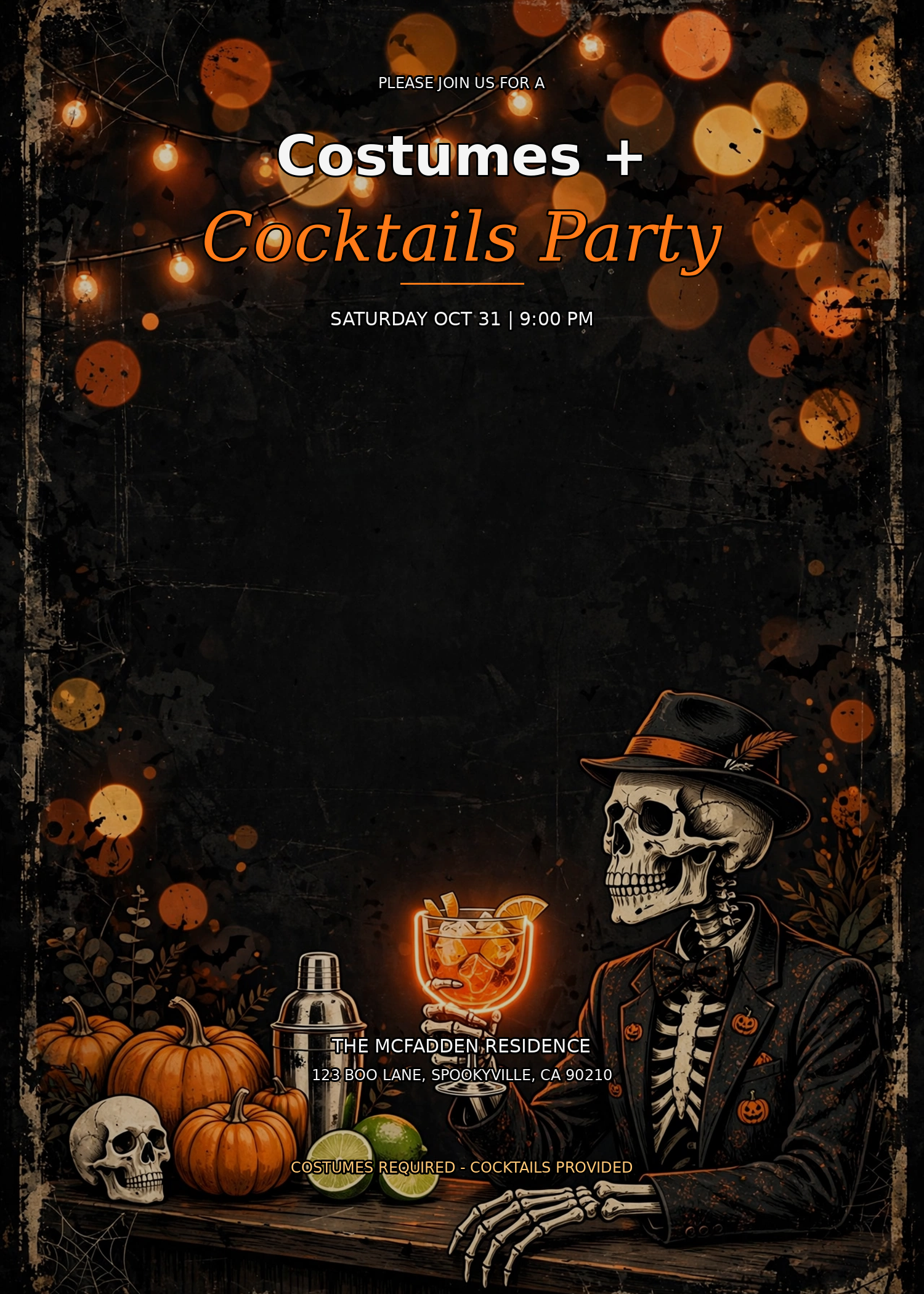 Costumes Cocktails