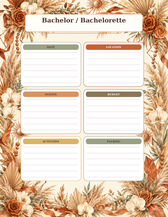 Organisateur de mariages Coucher de soleil Terracotta