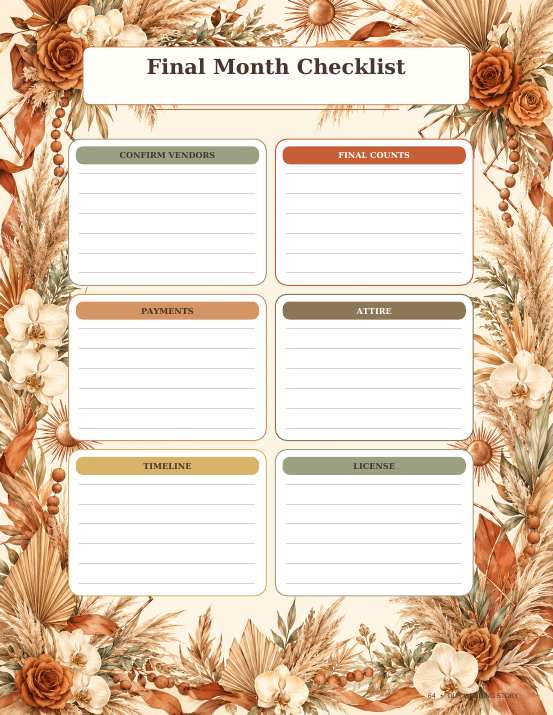 Organisateur de mariages Coucher de soleil Terracotta