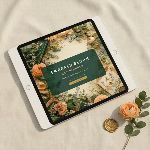 Emerald Bloom Life Planner