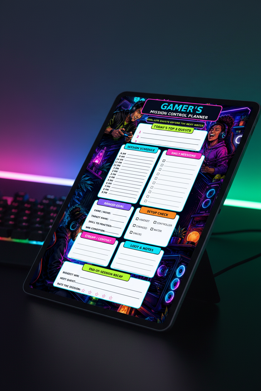 Control de Misiones para Gamers