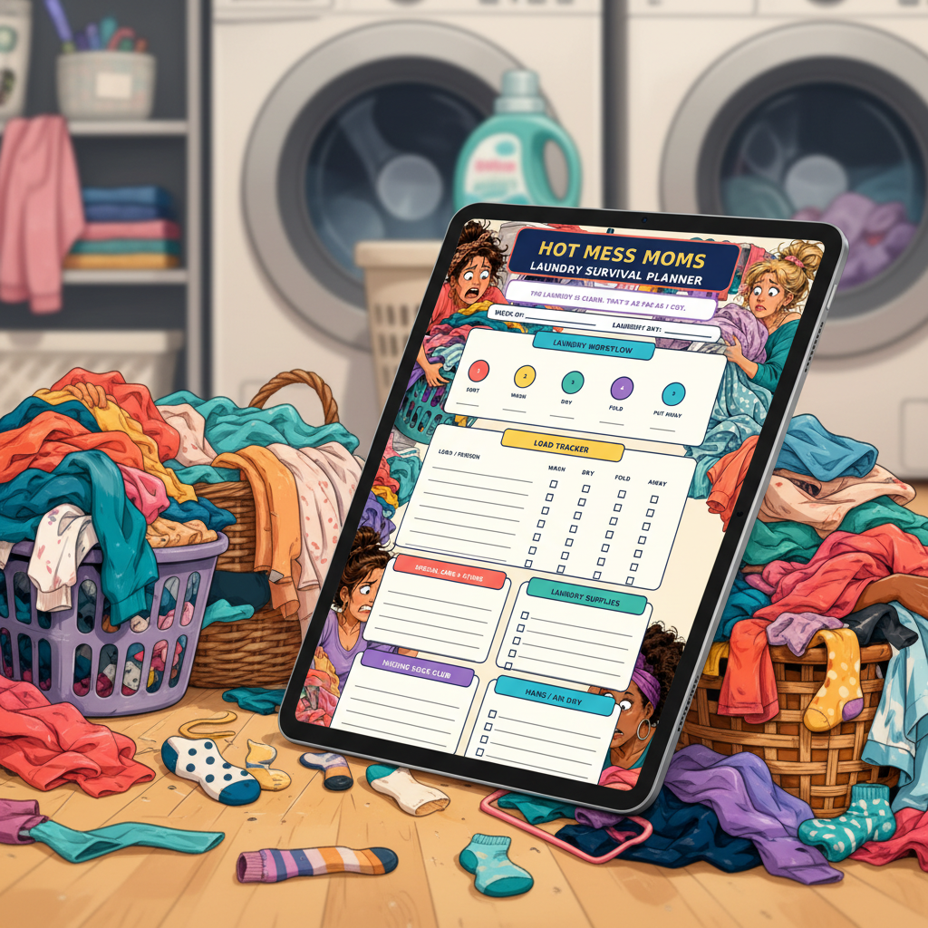 Planificador de supervivencia para madres caóticas: la lavandería
