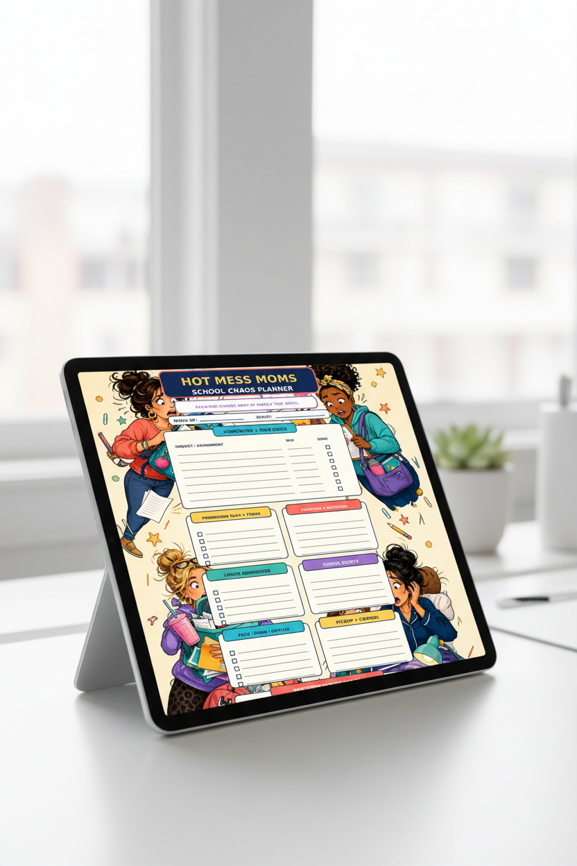 Agenda Escolar "Mamás Caóticas"