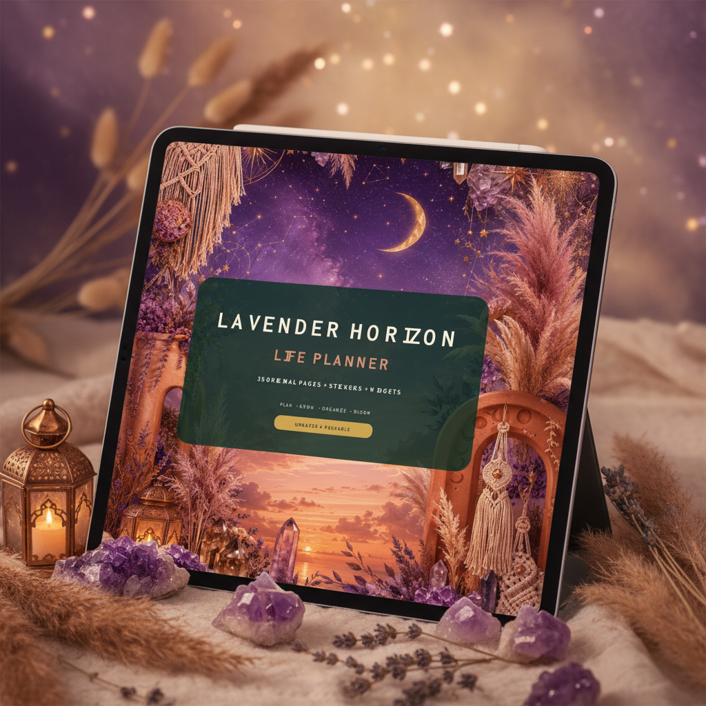 Lavender Horizon Life Planner