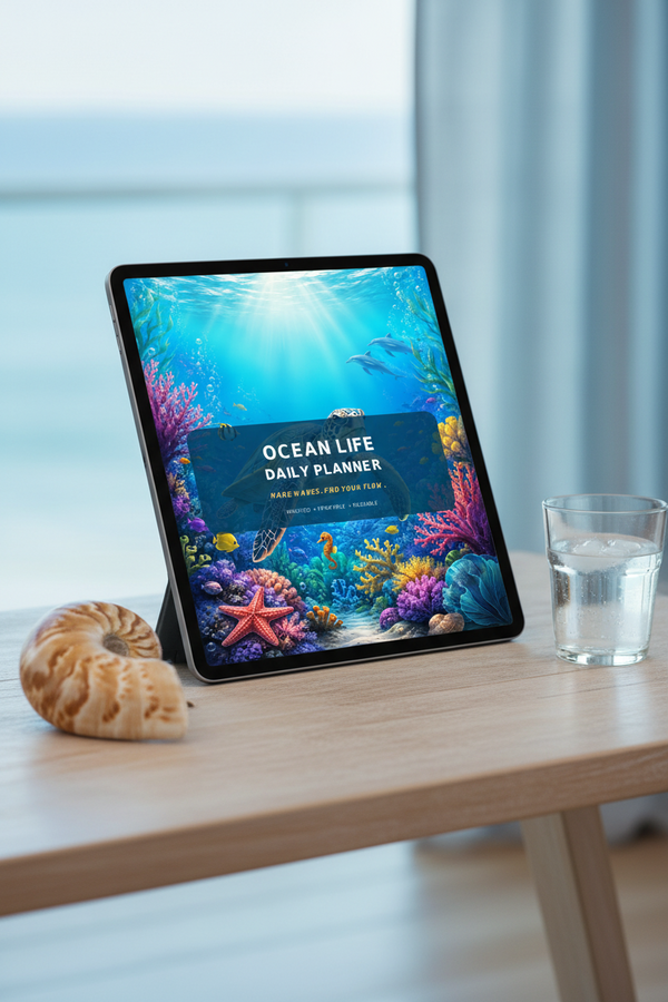 Ocean Life Daily Planner